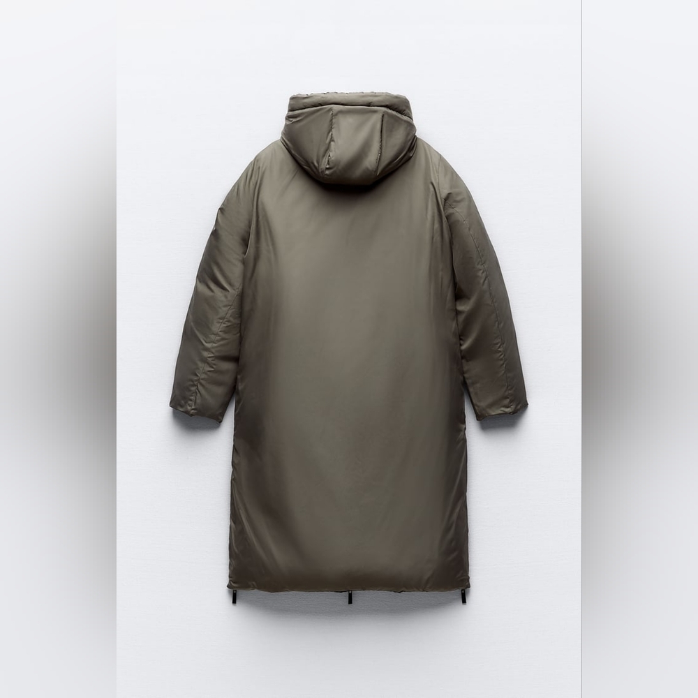 Zara Limited Edition Revesible Long Puffer NWT Size S - Picture 11 of 11
